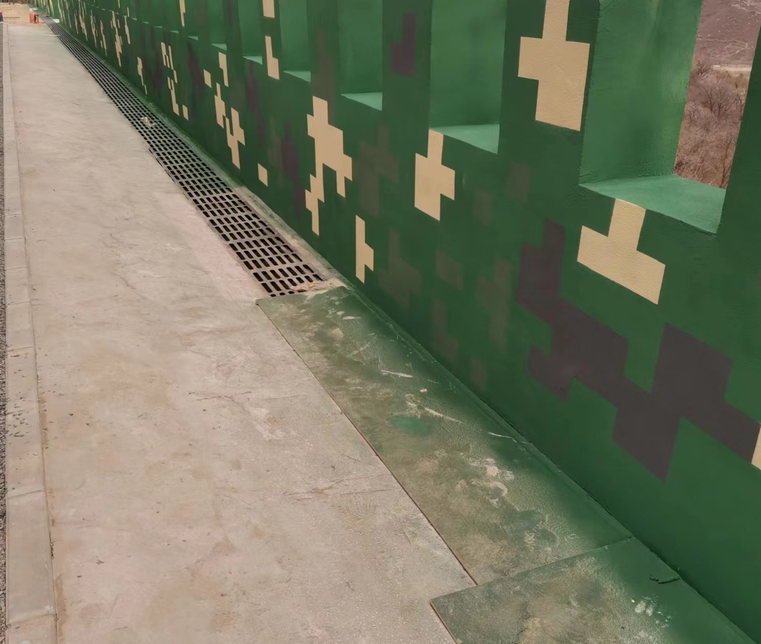 南川围墙迷彩喷涂,数迷彩漆